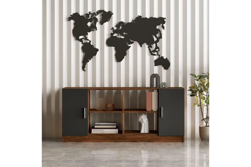 Benich Möbelset Kontor - Teak/Antracit - Products - Möbler - Kontorsmöbler - Möbelset för kontor