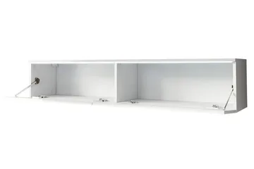 Cuguen TV-bänk 140x32x30 cm - Vit - Products - Möbler - TV- & Mediamöbler - TV-skåp