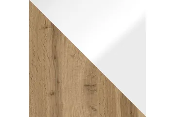 Cuguen Tv-skåp 140 cm - Vit/Natur - Products - Möbler - TV- & Mediamöbler - TV-skåp