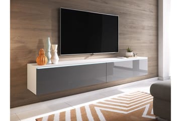 Cuguen Tv-skåp 180 cm - Vit/Grå - Products - Möbler - TV- & Mediamöbler - TV-skåp