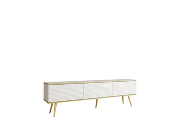 Edson Tv-bänk 175 cm - Vit - Products - Möbler - TV- & Mediamöbler - TV bänk & mediabänk