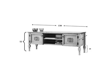 Flemming Tv-bänk - Products - Möbler - TV- & Mediamöbler - TV bänk & mediabänk