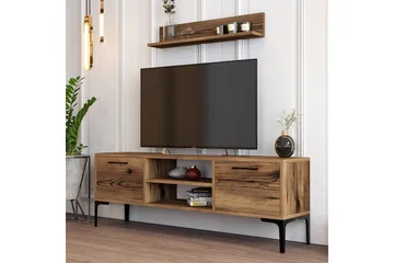 Holter Tv-bänk 140 cm - Valnöt - Products - Möbler - TV- & Mediamöbler - TV bänk & mediabänk