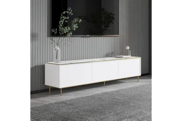 Imaj Tv-bänk 180 cm - Vit marmor/Guld - Products - Möbler - TV- & Mediamöbler - TV bänk & mediabänk