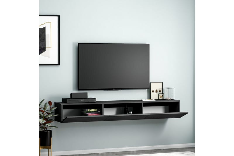 Interlaken Tv-bänk 180 cm - Svart - Products - Möbler - TV- & Mediamöbler - TV bänk & mediabänk