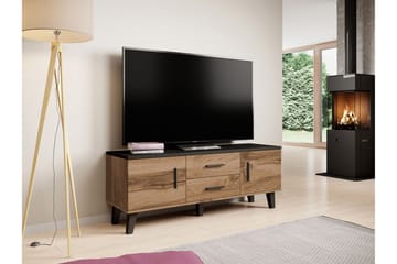 Kardos Tv-möbelset 140 cm - Natur/Svart - Products - Möbler - TV- & Mediamöbler - TV-möbelset