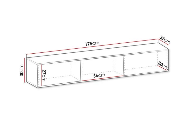 Klinkerville Tv-skåp 175 cm - Cream - Products - Möbler - TV- & Mediamöbler - TV-skåp