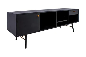 Luxemburg Tv-Bänk Svart/Koppar - Products - Möbler - TV- & Mediamöbler - TV bänk & mediabänk