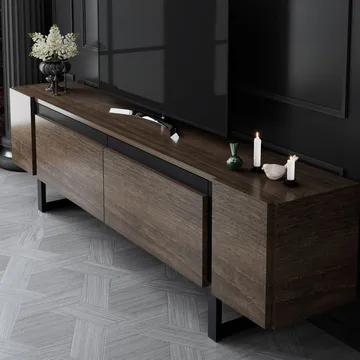 Sozi Tv-bänk 180 cm - Svart - Products - Möbler - TV- & Mediamöbler - TV bänk & mediabänk