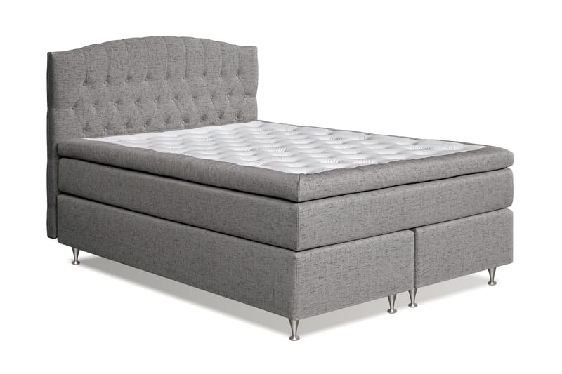 Belda Kontinentalsäng 160x200Fast - Grå - Products - Möbler - Säng - Kontinentalsäng