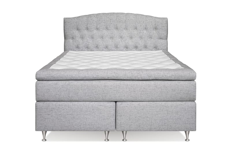 Belda Kontinentalsäng 160x200Fast - Ljusgrå - Products - Möbler - Säng - Kontinentalsäng