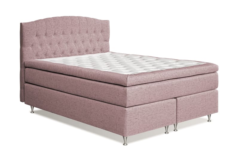 Belda Sängpaket 160x200 Medium - Rosa - Products - Möbler - Säng - Kontinentalsäng