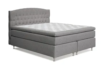 Belda Sängpaket 180x200 Fast - Grå - Products - Möbler - Säng - Kontinentalsäng