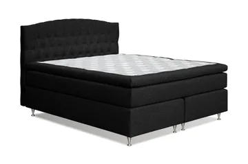 Belda Sängpaket 180x200 Fast/Medium - Svart - Products - Möbler - Säng - Kontinentalsäng