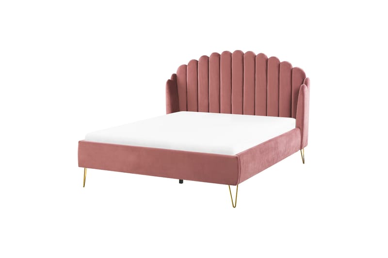 Benicio Sängram 140x200 cm - Rosa - Products - Möbler - Säng - Sängram & sängstomme