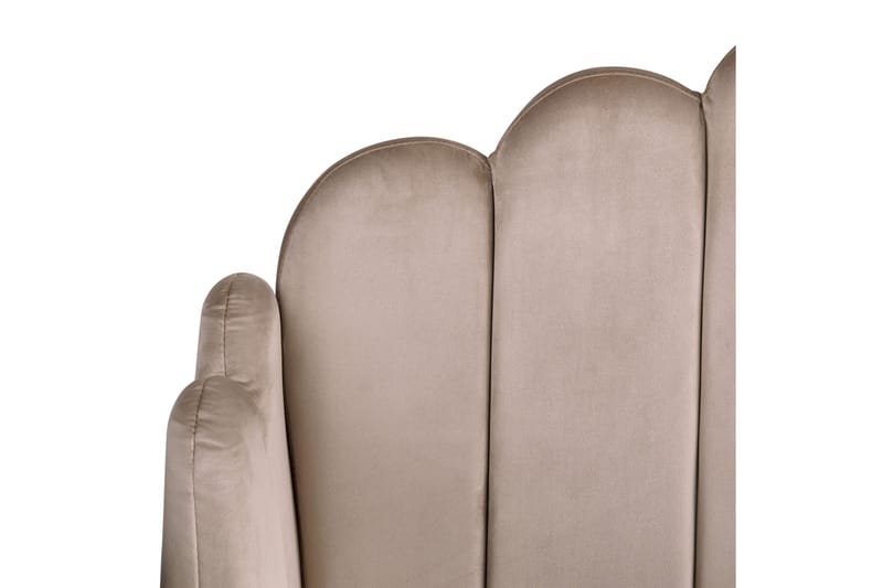 Benicio Sängram 140x200 cm - Taupe/Guld - Products - Möbler - Säng - Sängram & sängstomme