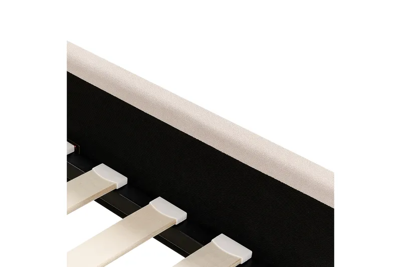 Benicio Sängram 160x200 cm - Beige/Guld - Products - Möbler - Säng - Sängram & sängstomme