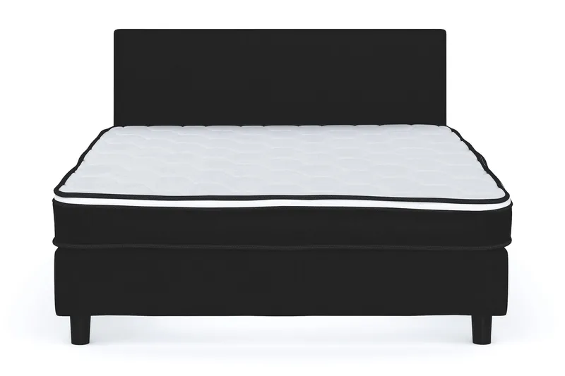 Billingen Komplett Sängpaket 140x200 cm - Svart - Products - Möbler - Säng - Kontinentalsäng