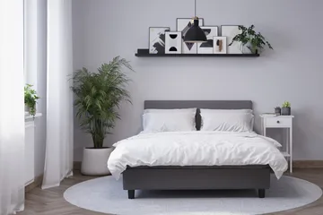 Billingen Komplett Sängpaket 180x200 cm - Grå - Products - Möbler - Säng - Kontinentalsäng