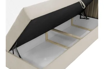 Calrosor Sängpaket Kontinentalsäng med Förvaring 140x200 cm - Beige - Products - Möbler - Säng - Komplett sängpaket
