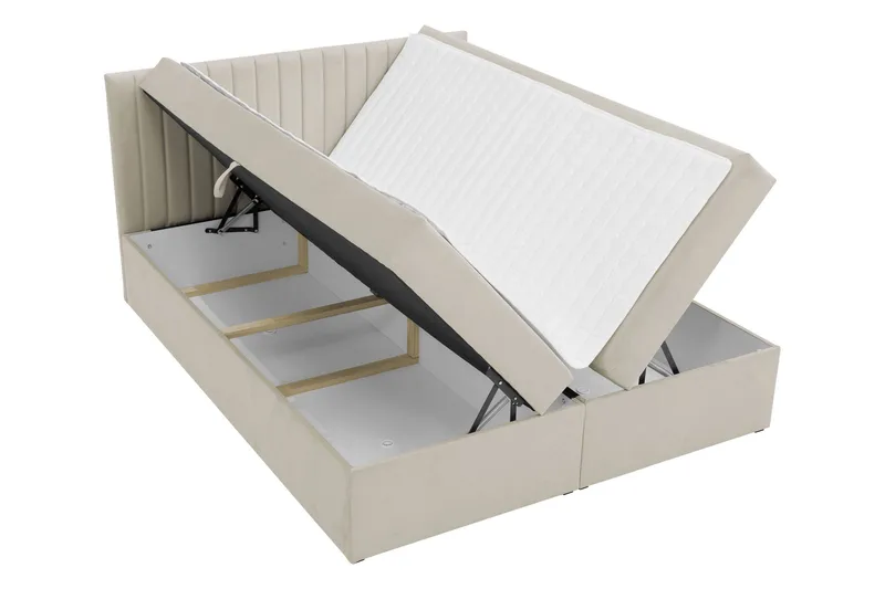 Calrosor Sängpaket Kontinentalsäng med Förvaring 140x200 cm - Blå - Products - Möbler - Säng - Komplett sängpaket