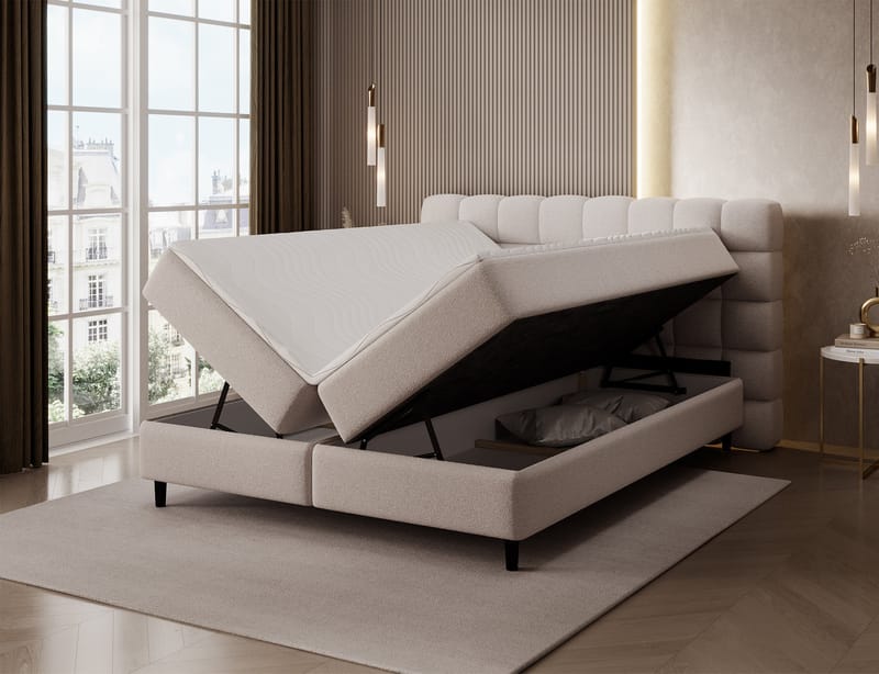Camma Sängpaket Kontinentalsäng med förvaring 160x200 cm - Paolli 18 - Products - Möbler - Säng - Säng med förvaring
