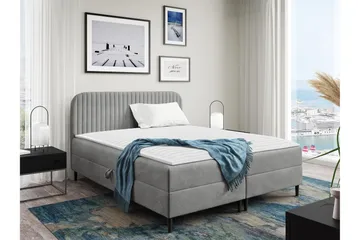 Celestine Förvaringssäng 180x200 cm - Svart/Vit - Products - Möbler - Säng - Komplett sängpaket