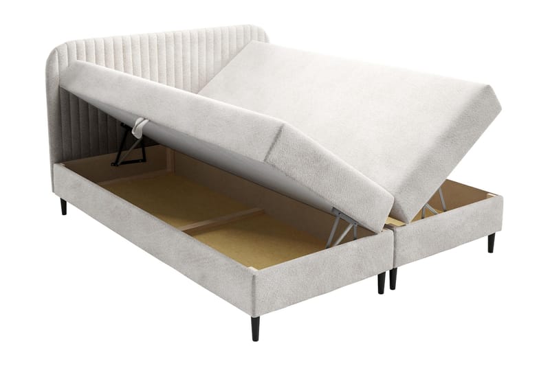 Celestine Förvaringssäng 200x200 cm - Beige - Products - Möbler - Säng - Komplett sängpaket