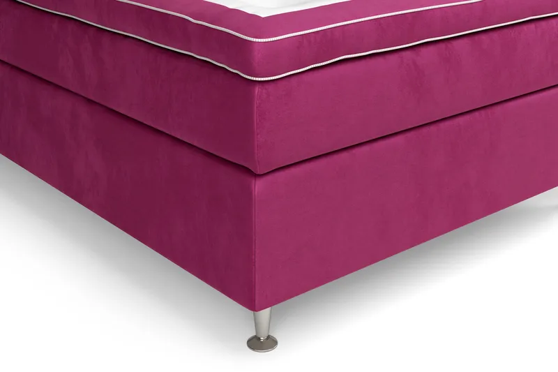Celine Kontinentalsäng 140x200cm - Rosa/Sammet - Products - Möbler - Säng - Kontinentalsäng