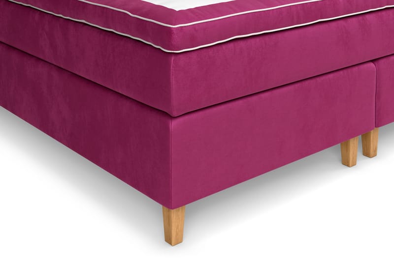 Celine Kontinentalsäng 210x210cm - Rosa/Sammet - Products - Möbler - Säng - Kontinentalsäng