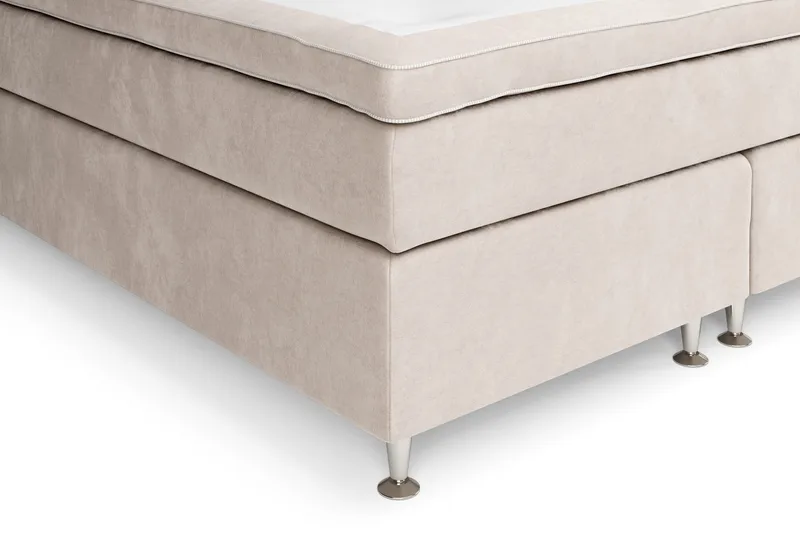 Celine Sängpaket 180x200 cm - Beige / Sammet - Products - Möbler - Säng - Kontinentalsäng