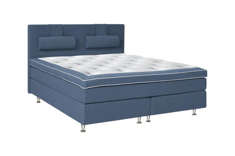 Charleston Kontinentalsäng 160x200 Fast Valbar Malaga, Malaga Blå