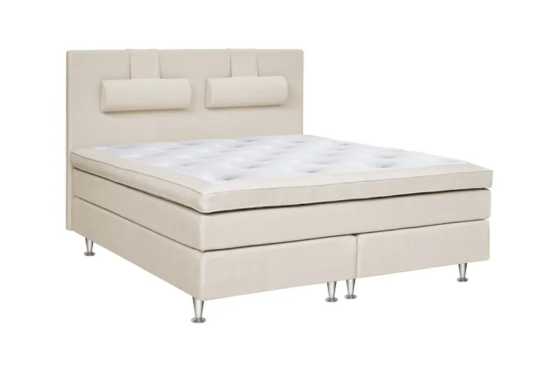 Charleston Kontinentalsäng 180x200 Fast Valbar Malaga, Malaga Beige