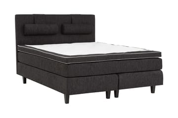 Charleston Kontinentalsäng 180x200 Fast Polyeterskum - Svart - Products - Möbler - Säng - Kontinentalsäng