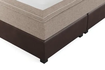 Cuba Sängpaket 160x200 med Två Bruna Kuddar - (+Fler val) Beige/Brun - Products - Möbler - Säng - Kontinentalsäng