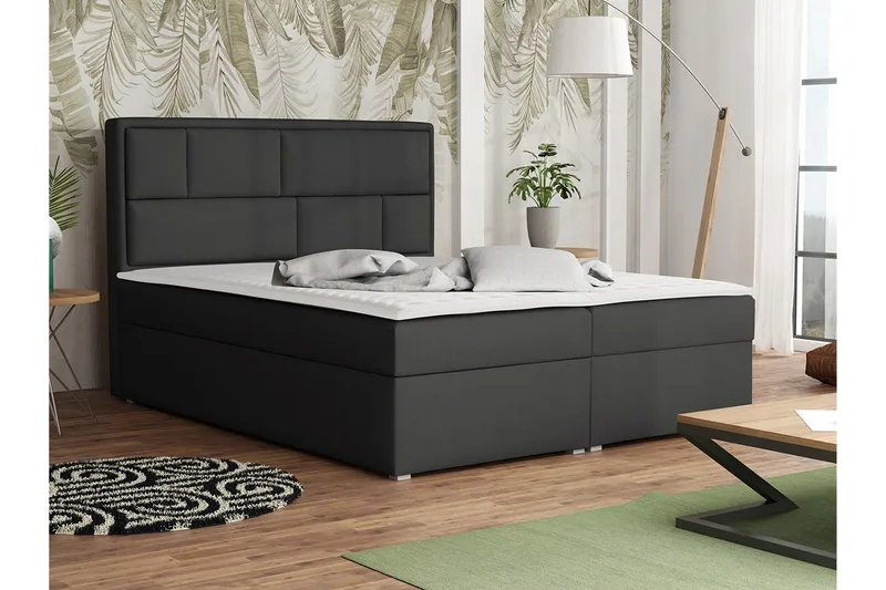 Deco Kontinentalsäng 140x215cm - Svart - Products - Möbler - Säng - Säng med förvaring