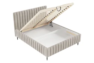 Desio Förvaringssäng 160x200 cm - Beige - Products - Möbler - Säng - Säng med förvaring