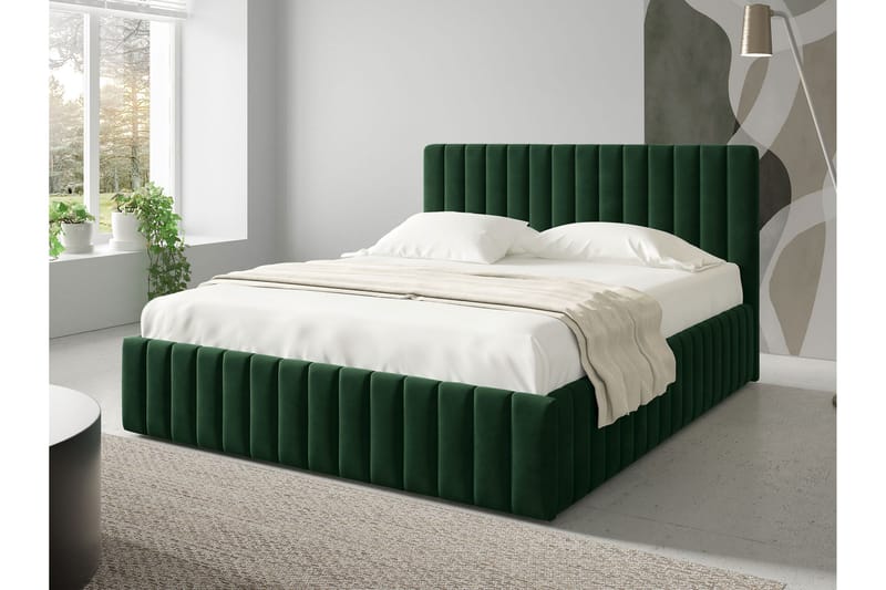 Desio Förvaringssäng 180x200 cm, Beige