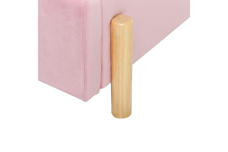 Diantha Sängram 90x200 cm - Rosa/Ljust trä - Products - Möbler - Säng - Sängram & sängstomme