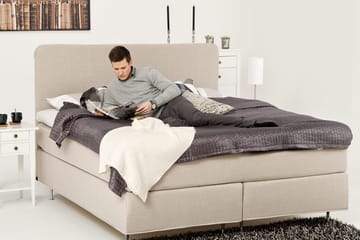 Dolly Kontinentalsäng 160x200 cm - Beige - Products - Möbler - Säng - Kontinentalsäng