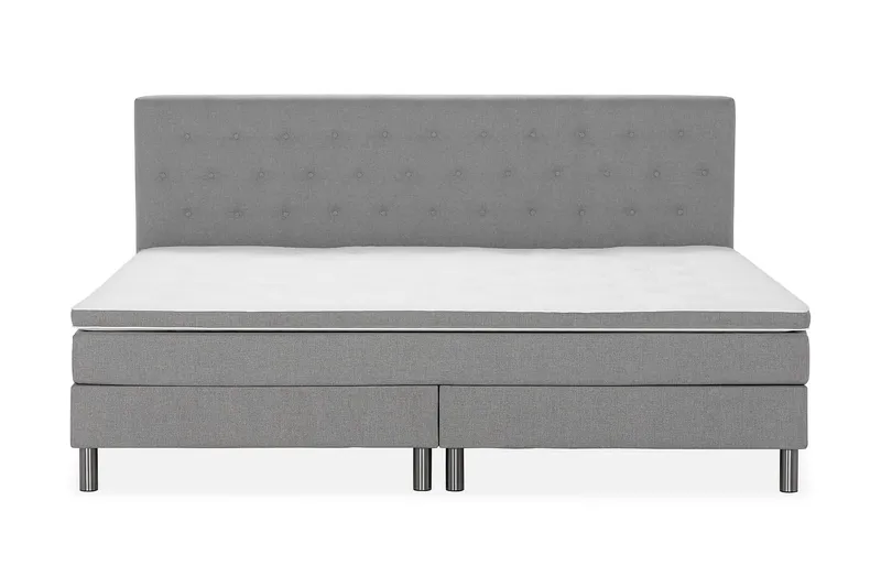 Ella Familjesäng 240x200  cm - (+Fler val) Ljusgrå - Products - Möbler - Säng - Kontinentalsäng