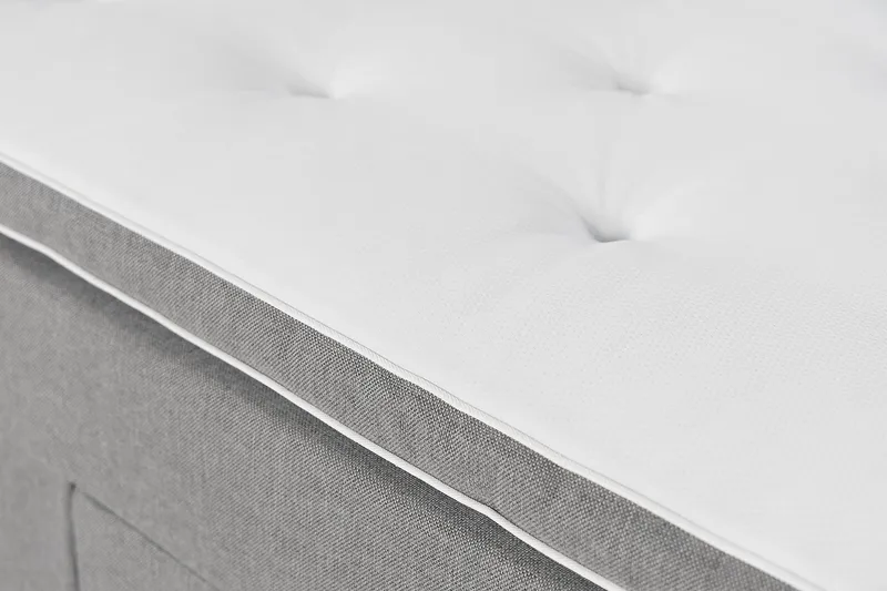 Ella Familjesäng 240x200  cm - (+Fler val) Ljusgrå - Products - Möbler - Säng - Kontinentalsäng