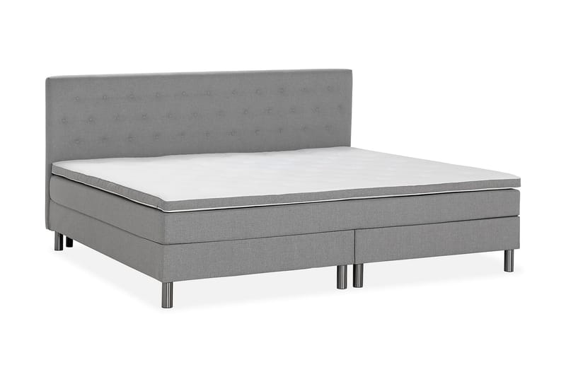 Ella Familjesäng 240x200  cm - (+Fler val) Ljusgrå - Products - Möbler - Säng - Kontinentalsäng
