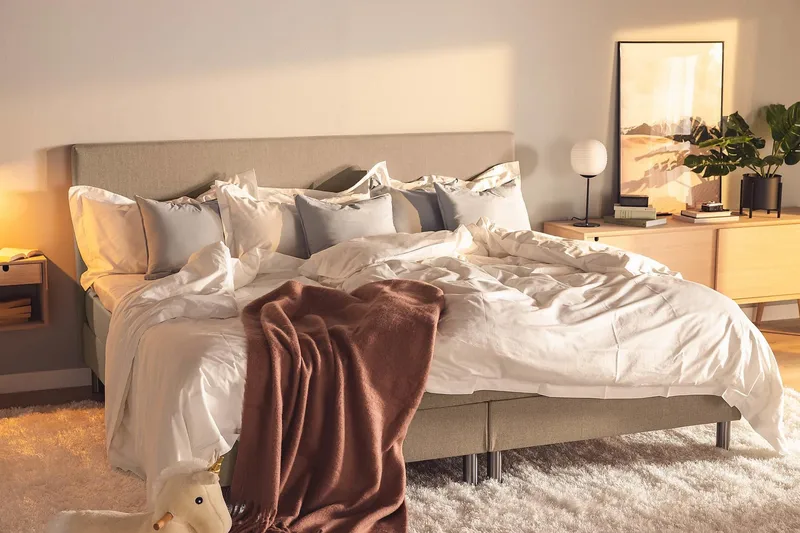 Ella Familjesäng Sängpaket 240x200  cm - (+Fler val) Mullvad - Products - Möbler - Säng - Kontinentalsäng