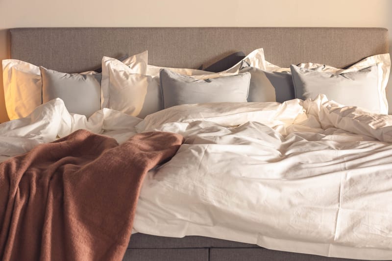 Ella Familjesäng Sängpaket 240x210  cm - (+Fler val) Ljusgrå - Products - Möbler - Säng - Kontinentalsäng