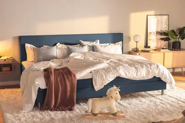Ella Familjesäng Sängpaket 280x200  cm - (+Fler val) Mörkblå - Products - Möbler - Säng - Kontinentalsäng