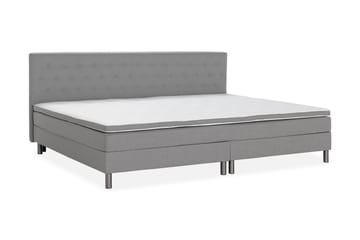 Ella Familjesäng Sängpaket 280x210  cm - (+Fler val) Ljusgrå - Products - Möbler - Säng - Kontinentalsäng