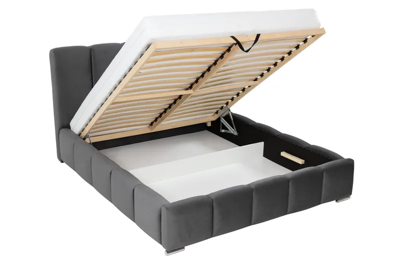 Gioia Förvaringssäng 160x200 cm - Beige - Products - Möbler - Säng - Säng med förvaring