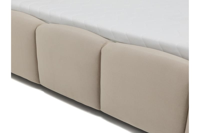 Gioia Sängram med Förvaring 90x200 cm - Beige - Products - Möbler - Säng - Sängram & sängstomme