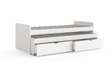 Granvik Sängram 90x200 cm utdragbar med extrasäng och förvaring - utan madrass - Products - Möbler - Säng - Sängram & s ängstomme